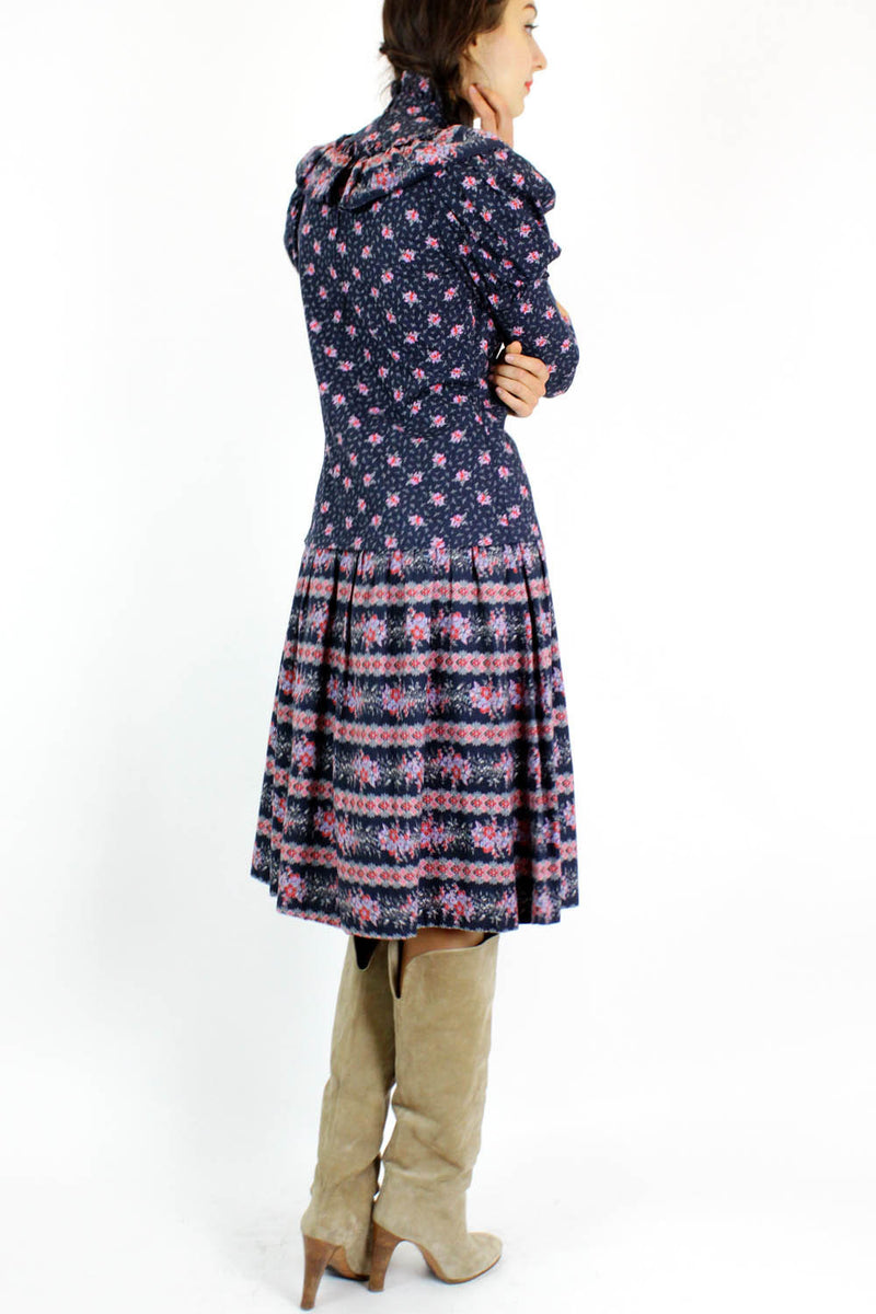 vintage floral dress