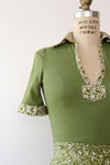 Maskit Grass Green Printed Set XS/S