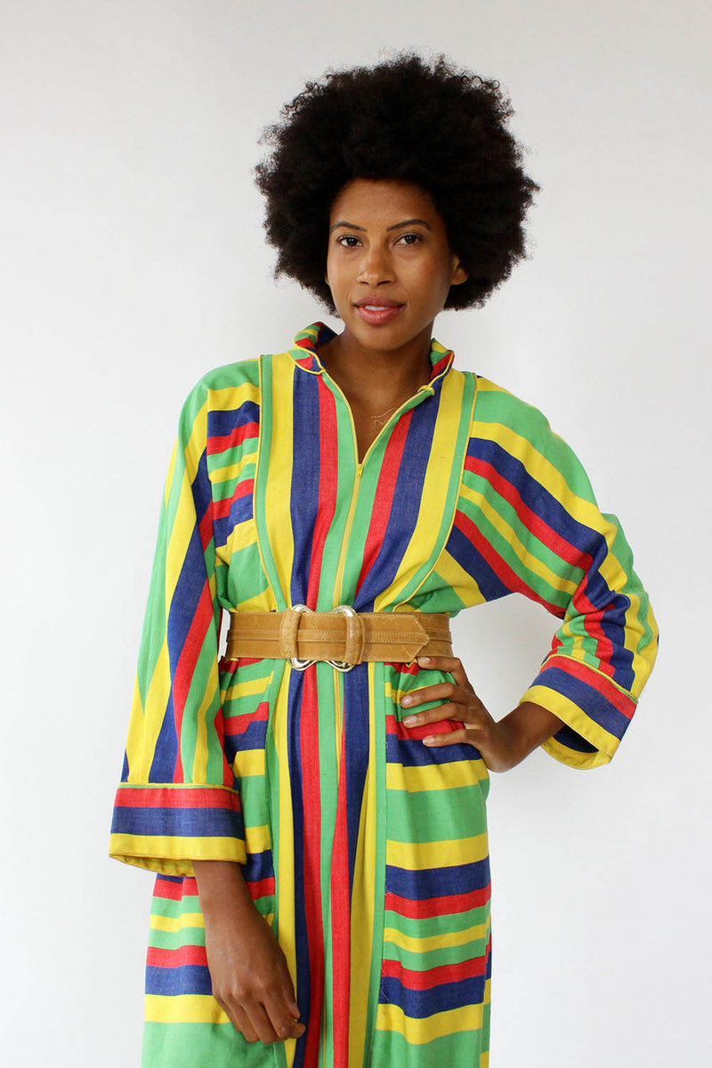 Odette Barsa Lion Stripe Caftan
