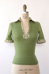 Maskit Grass Green Printed Set XS/S