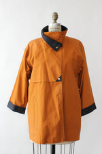 Papaya Navy Trim Cotton Jacket S/M