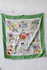 Gucci V. Accornero Flora Silk Scarf