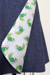 Reversible Frog Wrap Skirt M/L