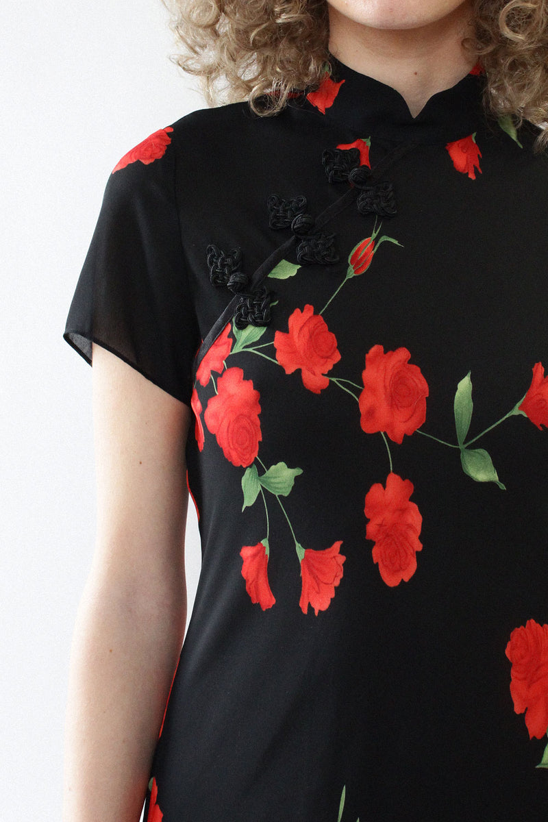 Chinoiserie Rose Dress M