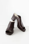 Tweeds Leather Mules 8