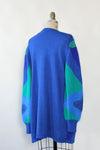 Cobalt Teal Angora Mix Cardigan S-L