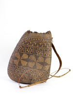 Woven Rattan Backpack