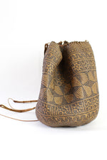 Woven Rattan Backpack