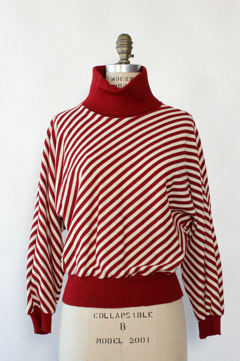 Diagonal Dolman Turtleneck S-L