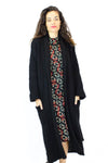 Black Mohair Sweater Coat