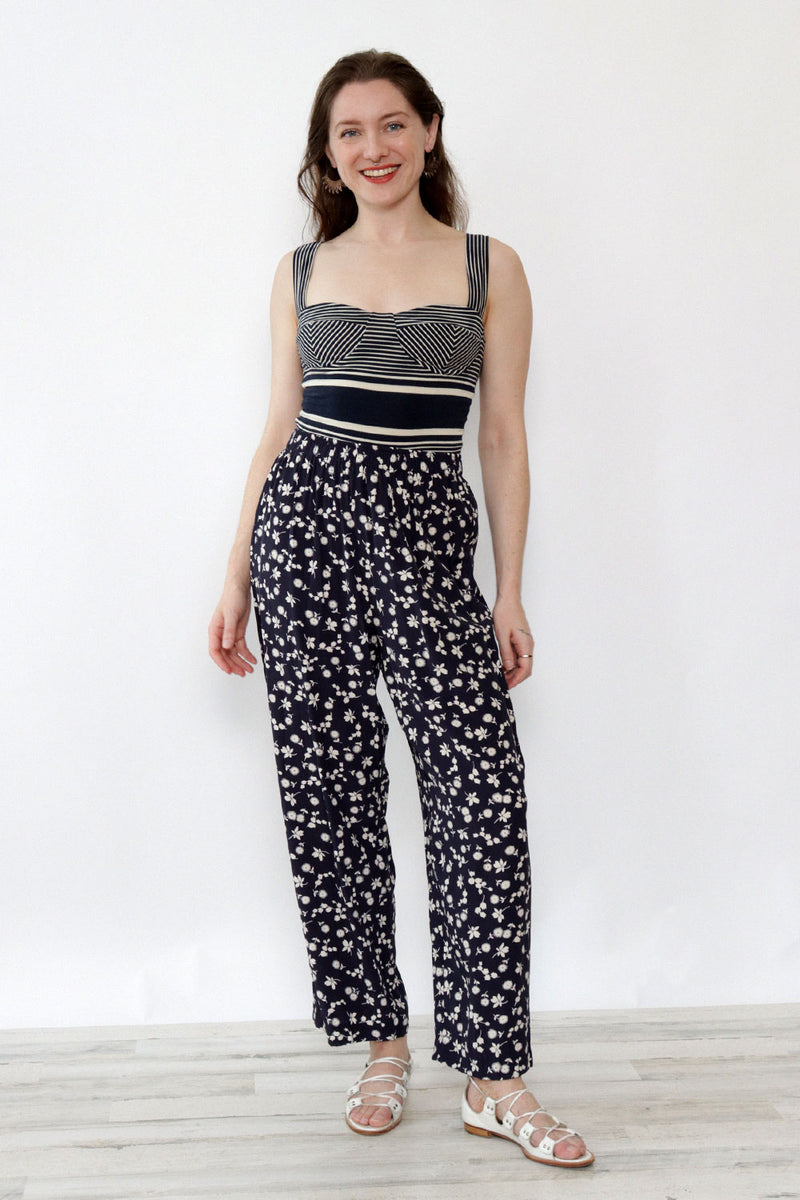 Rayon Lily of the Valley Pants M