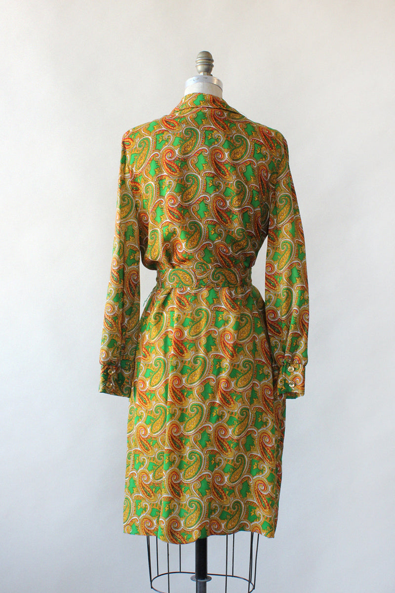 Sgt Pepper Golden Paisley Dress  M/L
