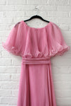 Miss Elliette Pleated Chiffon Dress S/M