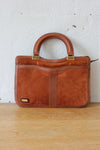 Phillippe Rust Suede Attache Bag