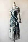 Jade Tattoo Mesh Dress S/M
