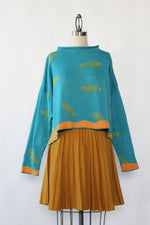 Esprit Mustard Pleat Mini XS