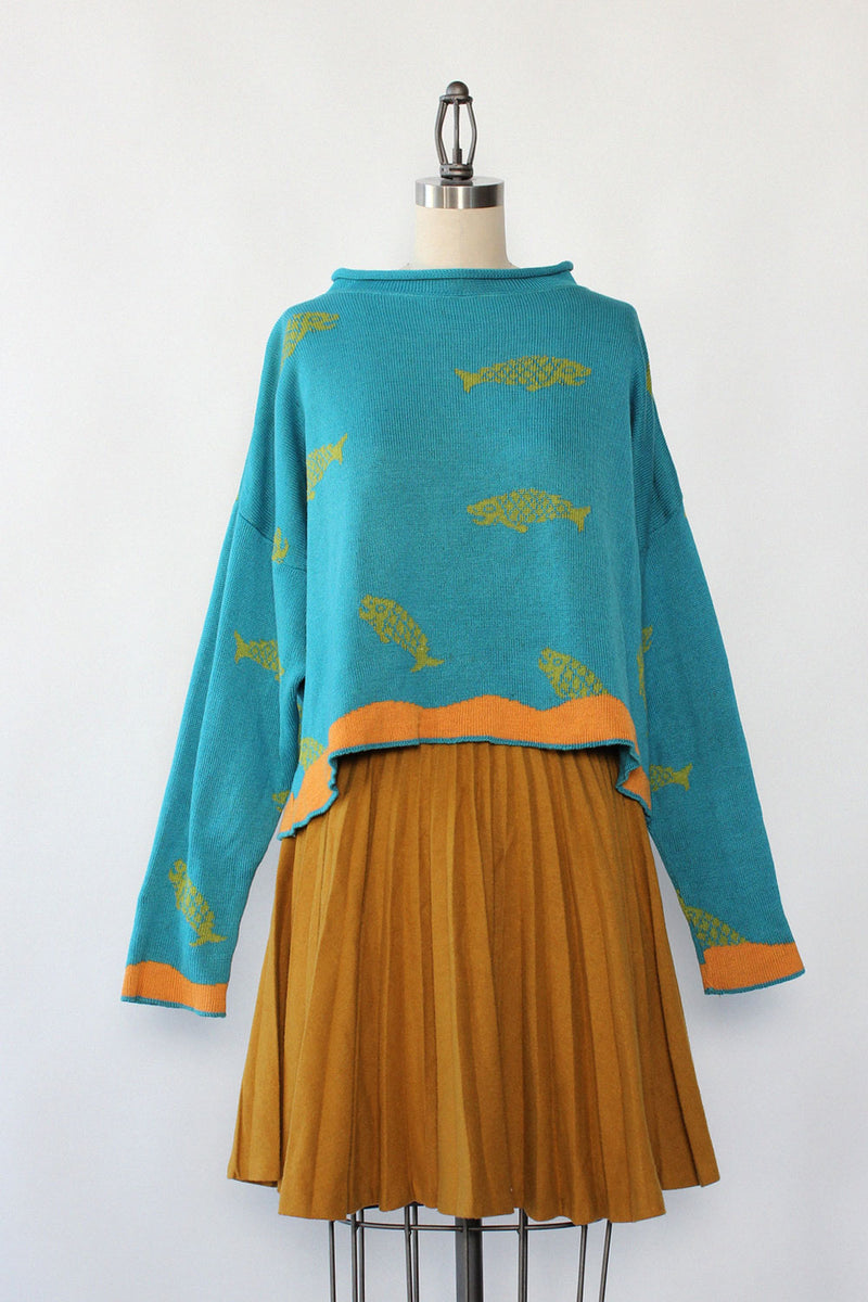 Esprit Mustard Pleat Mini XS