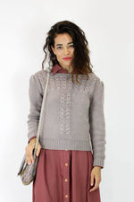 lavender sweater