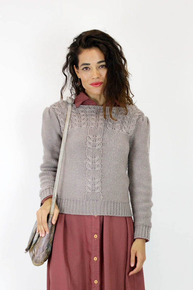 lavender sweater