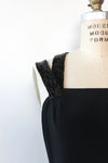 Beaded Cutout Strap LBD M