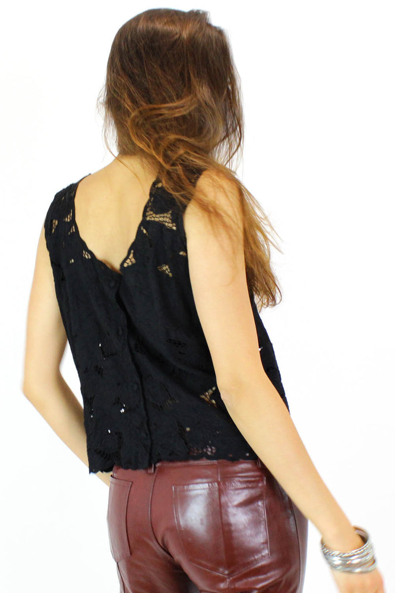 Bali at dusk lace top M/L