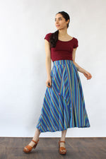 Malai Stripe Panel Skirt S/M