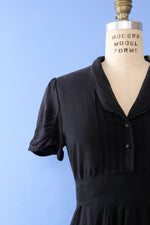 Palms and Cranes Rayon Dress XS-M