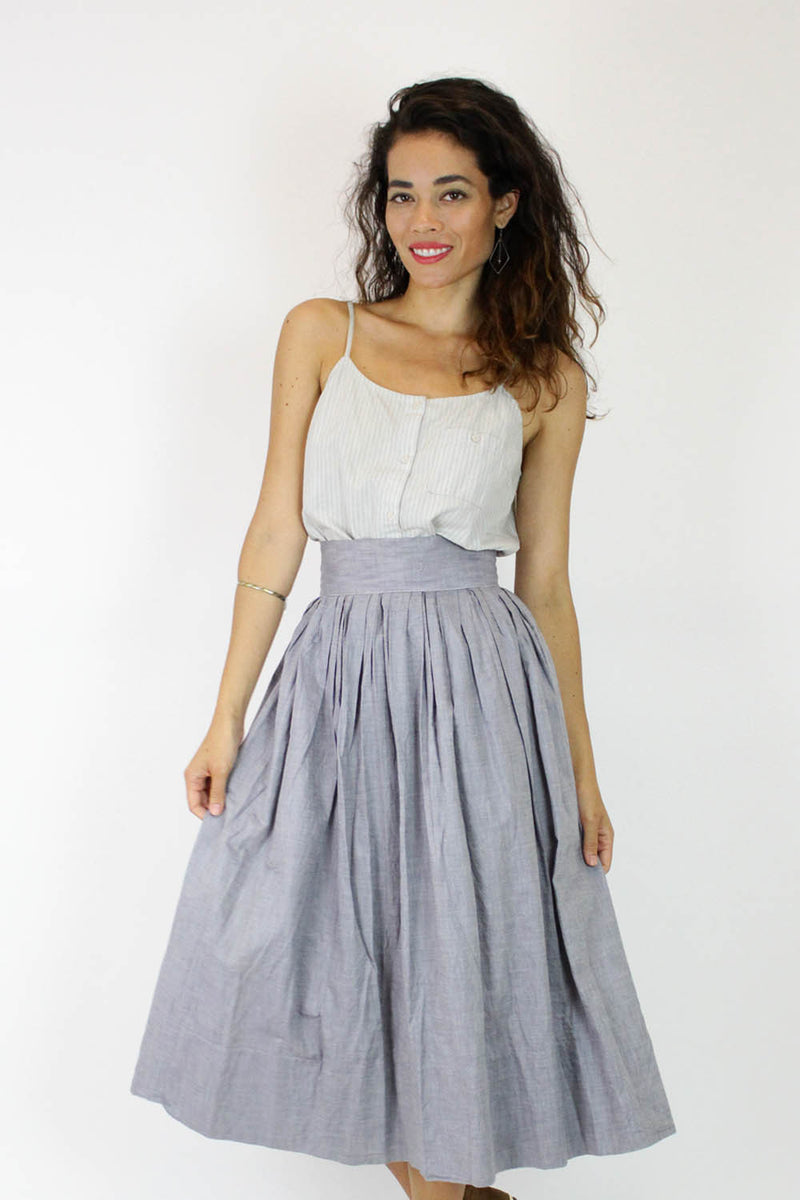 Chambray Full Skirt XS/S
