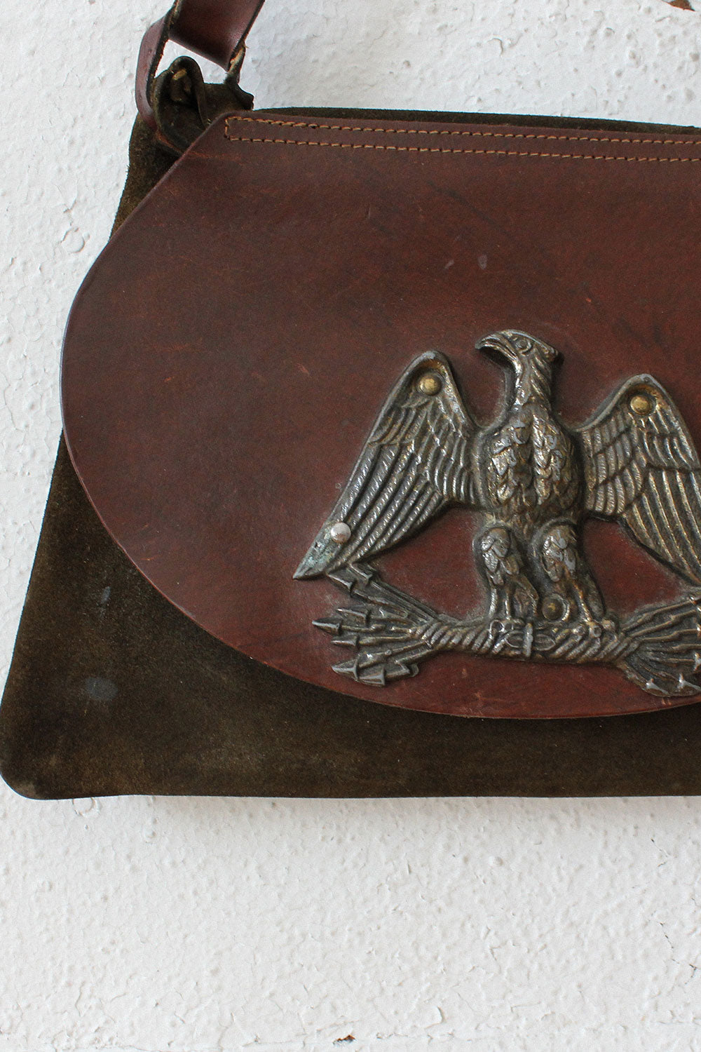 Eagle Landing Leather Purse