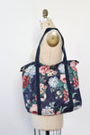Weatherbee Floral Zip Tote