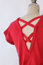Fuchsia Cageback Knit M