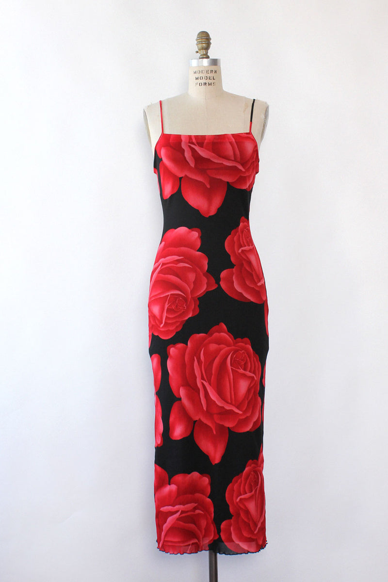 Macro Flower Slipdress S/M