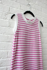 Sporty Stripe Knit Dress S