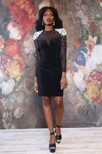 Tadashi Ribbon Embellished Bodycon Dress S/M-M