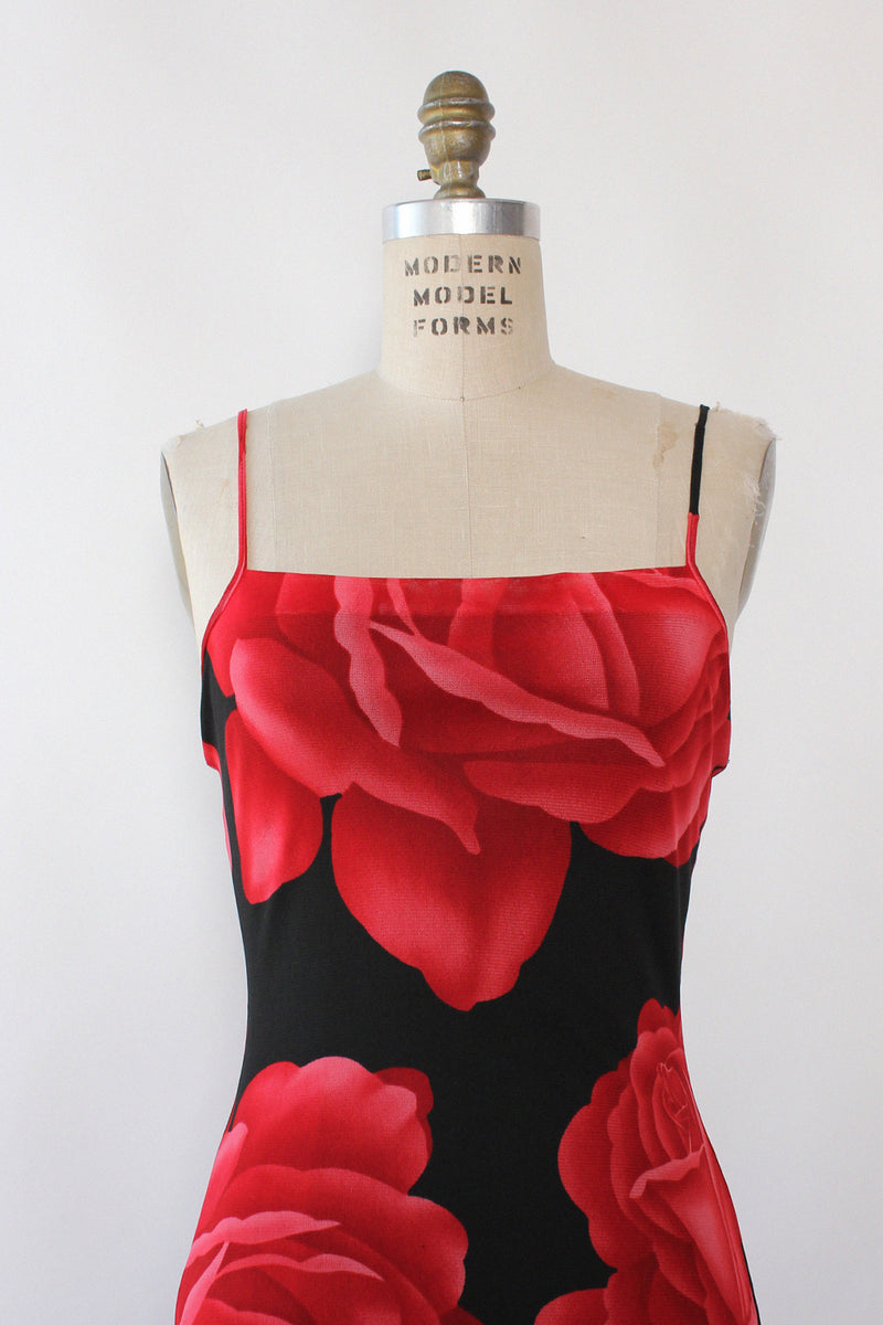 Macro Flower Slipdress S/M
