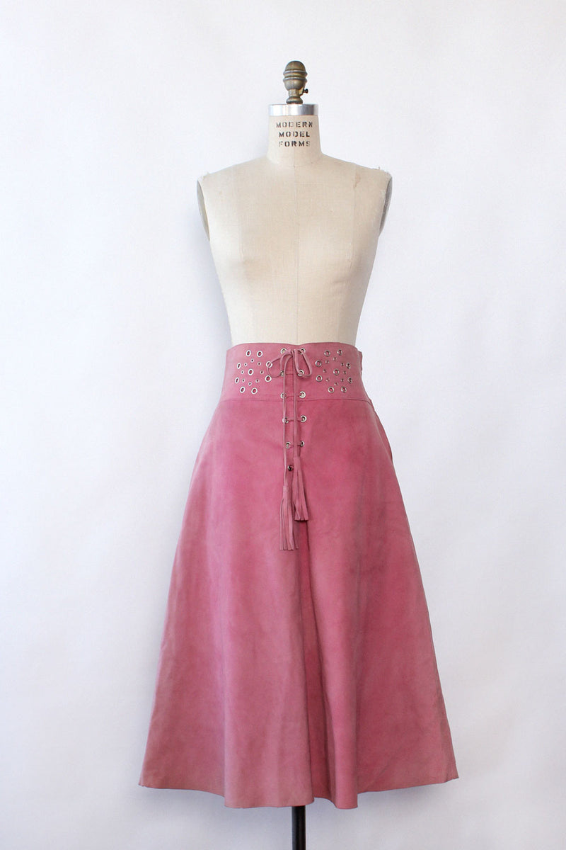 Sheryl Suede Flare Skirt M/L