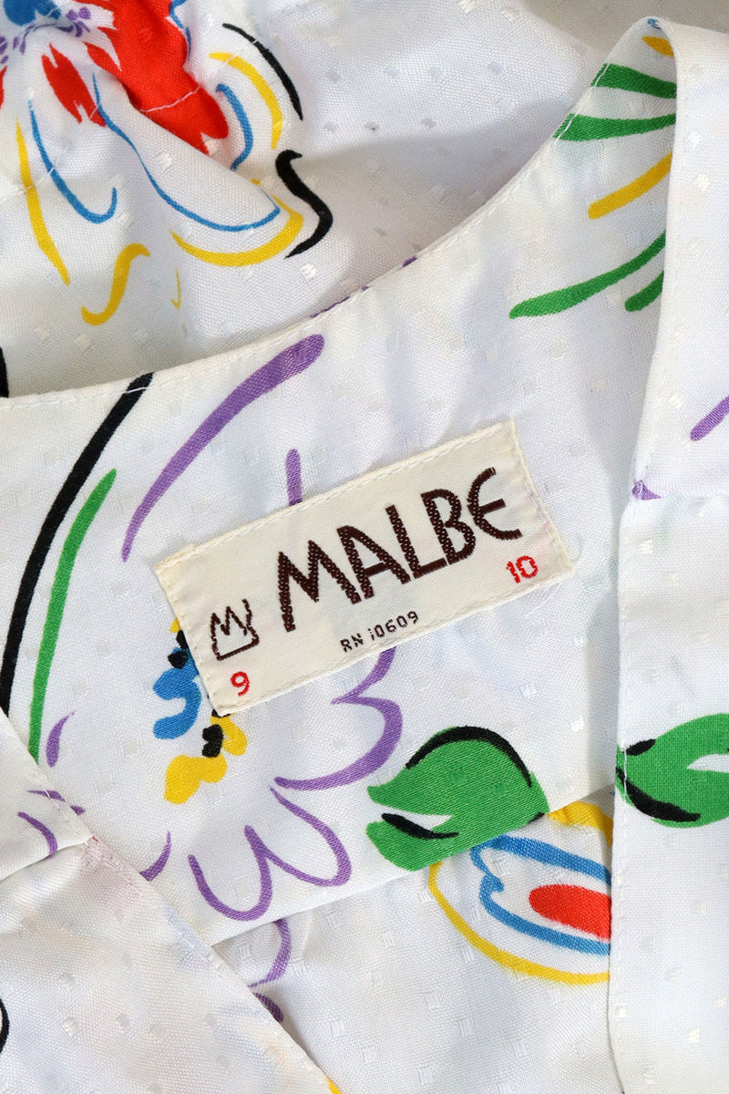 Malbe Floral Sketch Top S/M