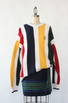 CHAPS Cotton Colorblock Sweater M/L