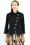 asymmetrical cotton jacket