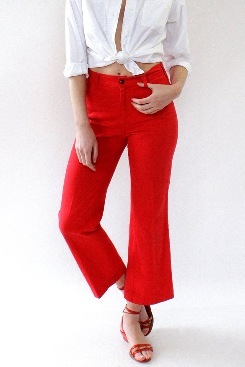 Red Kick Flares S