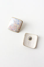 Iridescent Square Earrings