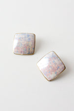 Iridescent Square Earrings