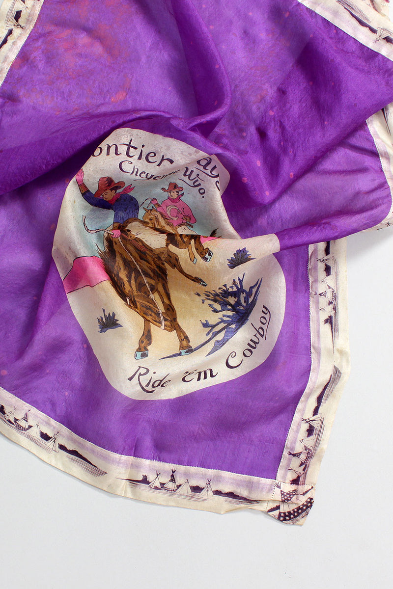 Ride 'Em Cowboy 30s Scarf