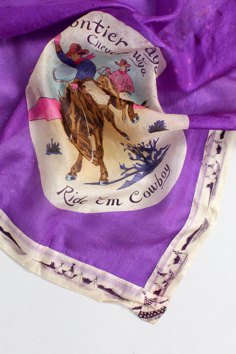 Ride 'Em Cowboy 30s Scarf