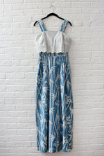 Bamboo Print Maxi Dress XS