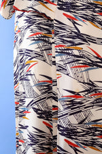 Midcentury Abstract Kimono S-L