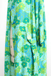 Turquoise Lime Floral Robe Jacket