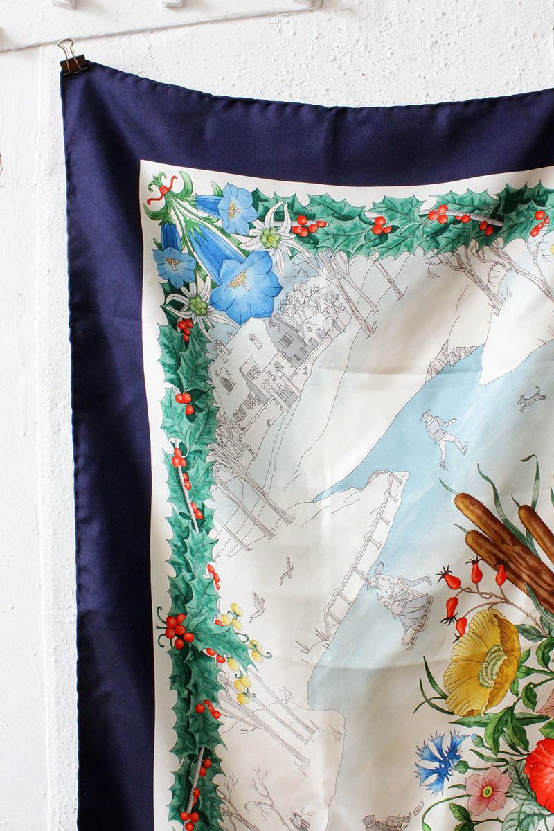 Gucci Silk Winter Wonderland Scarf – OMNIA