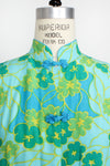 Turquoise Lime Floral Robe Jacket