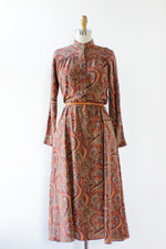 The Perfect Paisley Silk Dress S